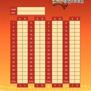 Answer Sheets: Pack of 50