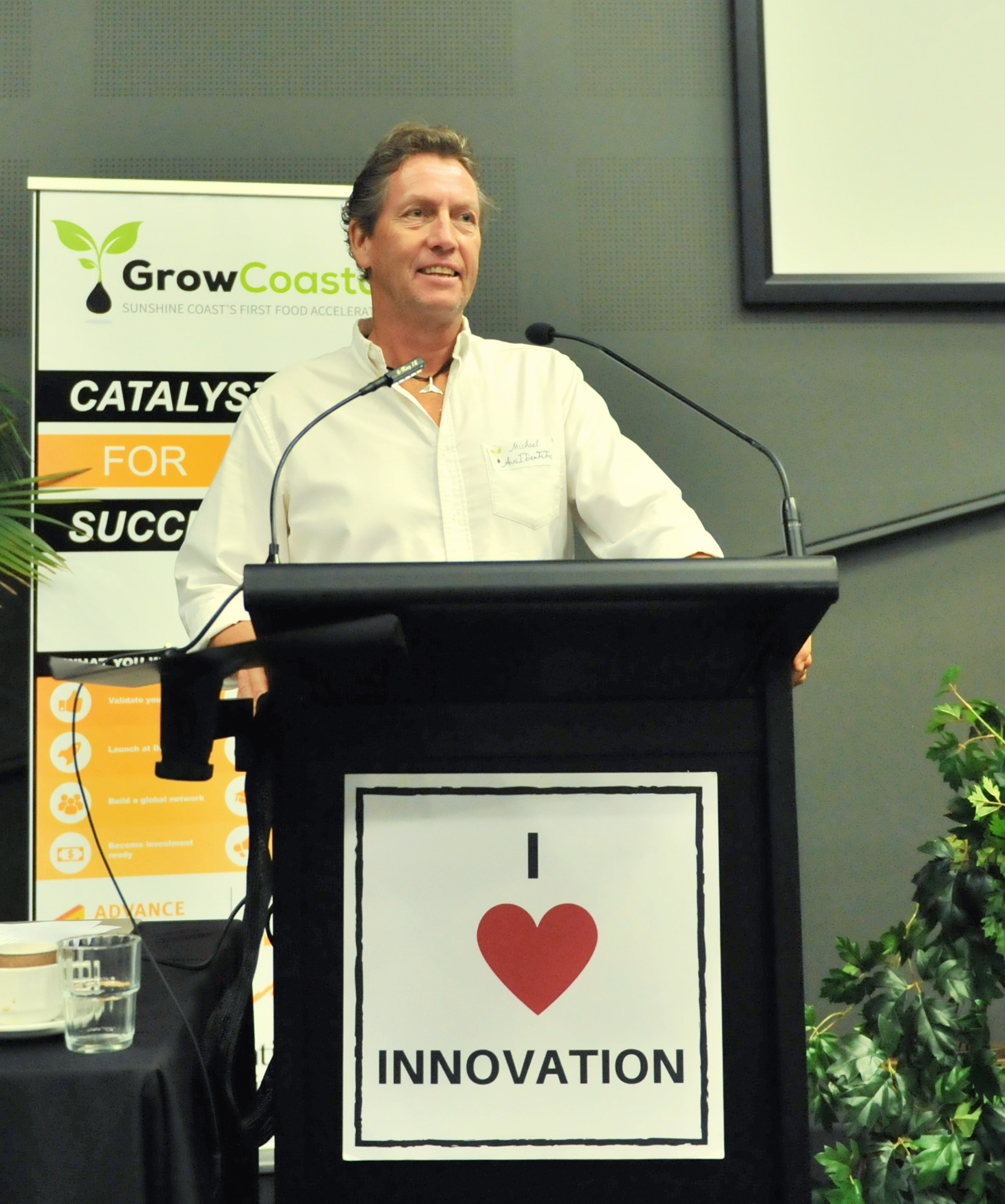 Michael hosting workshop