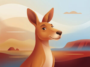 Kangaroo in the Outback